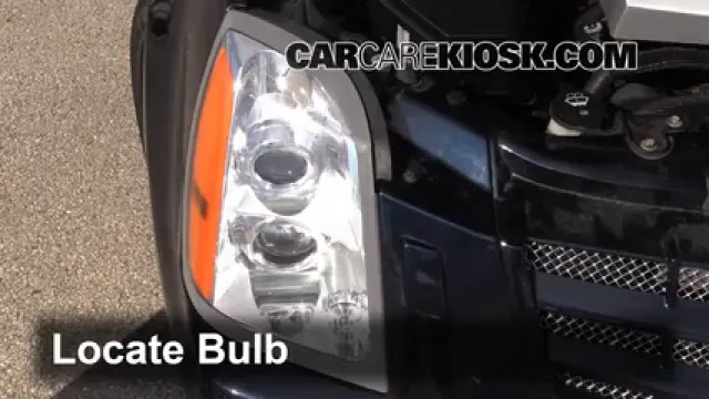2007 Cadillac SRX 4.6L V8 Luces Faro delantero (reemplazar foco)